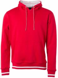 James & Nicholson (Daiber) Club férfi kapucnis felső JN778 - Piros / fehér | M (1-JN778-1767558)