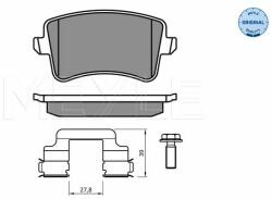 MEYLE set placute frana, frana disc MEYLE -ORIGINAL: True to OE. 025 246 0617/K2 (025 246 0617/K2)