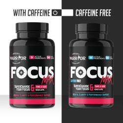 Warrior Focus Max - Nootropikus kapszulák 100 kapsz. koffeinnel