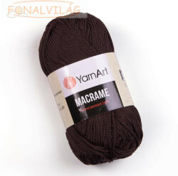 YARNART MAKRAMÉ, 2mm - Sötét barna - 157