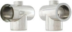 ProInvest Teu cu usita inox DP 90 grade ECO (Variante produs: D X G: 180 - 250mm X 0.5mm) (PIV-51687)