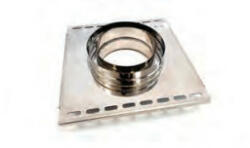 ProInvest Suport intermediar inox DP ECO (Variante produs: D X G: 250 - 320mm X 0.5mm) (PIV-51953)