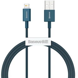 Baseus Superior Series Cable USB to iP 2.4A 1m Albastru (026697) - vexio