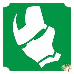 Body Deco 5x5 cm-es Csillám tetoválás sablon - Vasember 37