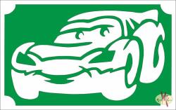  8x5 cm-es Csillámtetoválás sablon Verdák 54 - mkkreativ