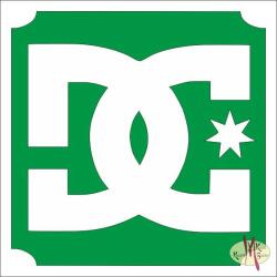 KiviArt 5x5 cm-es Csillámtetoválás sablon - DC 427