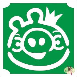 Body Deco 5x5 cm-es Csillámtetoválás sablon sablon - Denevér 260