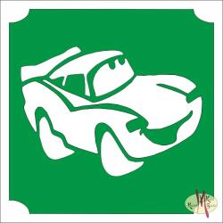  5x5 cm-es Csillám tetoválás sablon Verdák - McQueen 168 - mkkreativ