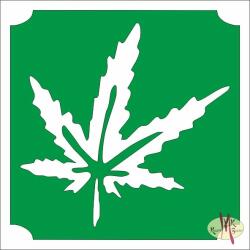 5x5 cm-es Csillám tetoválás sablon - Kender 284 - mkkreativ