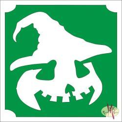  5x5 cm-es Csillámtetoválás sablon -Halloween tök 178 - mkkreativ