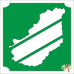 5x5 cm-es Csillám tetoválás sablon - Magyarország 228 - mkkreativ