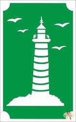 8x5 cm-es Csillám tetoválás sablon - Világító torony 123 - mkkreativ