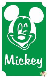 Mk Kreatív Stúdió 8x5 cm-es Csillámtetoválás sablon - Mickey mouse 104