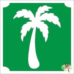 5x5 cm-es Csillámtetoválás sablon - Pálma 315 - mkkreativ