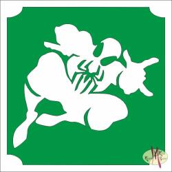  5x5 cm-es Csillám tetoválás sablon - Pókember 324 - mkkreativ