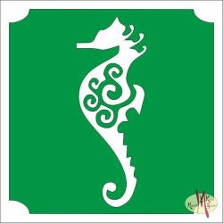  5x5 cm-es Csillámtetoválás sablon - Csikóhal 327 - mkkreativ