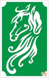  8x5 cm-es Csillámtetoválás sablon - Ló 92 - mkkreativ
