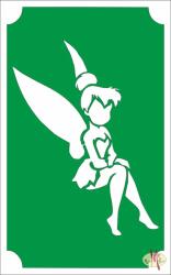  8x5 cm-es Csillámtetoválás sablon -Tündér 70 - mkkreativ