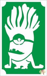 Body Deco 8x5 cm-es Csillámtetoválás sablon - Lego 95