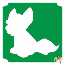  5x5 cm-es Csillám tetoválás sablon - Vuk 306 - mkkreativ