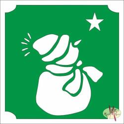 Body Deco 5x5 cm-es Csillámtetoválás sablon - Capybara 90