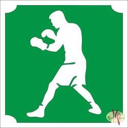 KiviArt 5x5 cm-es Csillámtetoválás sablon - Boxoló 240