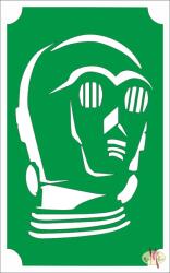 Body Deco 8x5 cm-es Csillámtetoválás sablon - Kosaras 126