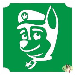 Body Deco 5x5 cm-es Csillámtetoválás sablon - Mancs őrjárat, Chase 300