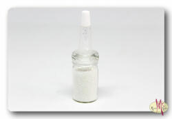 Mk Kreatív Csillámpor csőrös üvegben - Fehér 7 ml