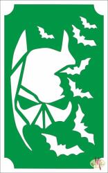  8x5 cm-es Csillámtetoválás sablon -Batman 22 - mkkreativ