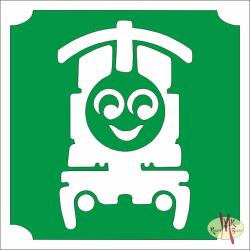  5x5 cm-es Csillámtetoválás sablon - Thomas a gőzmozdony 160 - mkkreativ