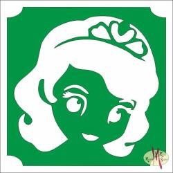  5x5 cm-es Csillámtetoválás sablon -Szófia hercegnő 21 - mkkreativ