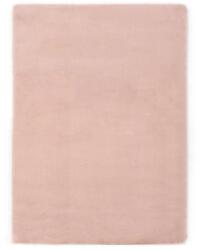 vidaXL Covor din blană ecologică de iepure 120x160 cm roz învechit (285084) Covor