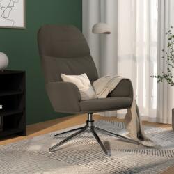 vidaXL Scaun de relaxare, gri închis, piele întoarsă ecologică (341028)