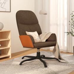 vidaXL Scaun de relaxare, maro, material textil (341034)