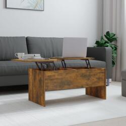 vidaXL Măsuță de cafea stejar fumuriu 102x50, 5x46, 5 cm lemn prelucrat (819299) Masa de cafea
