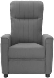 vidaXL Fotoliu de masaj, gri deschis, material textil (342265)