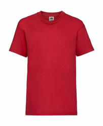 Fruit of the Loom Gyerek rövid ujjú póló Fruit of the Loom Kids Valueweight T 98 (2-3), Piros