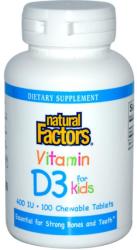 Natural Factors D3 vitamin for Kids 400 IU