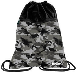 PASO BeUniq Terepmintás zsinóros hátizsák, tornazsák - Moro (BU22MO-713)