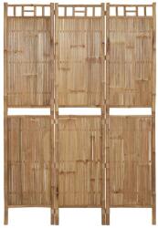 vidaXL 3 paneles bambusz térelválasztó 120 x 180 cm (341748) - vidaxl