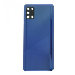 Samsung A315 Galaxy A31 akkufedél (hátlap) kamera lencsével és ragasztóval, kék (gyári)