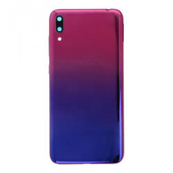 Huawei Y7 Pro 2019 akkufedél (hátlap) kamera lencsével, lila (gyári)