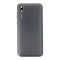 Huawei Y5 2019 akkufedél (hátlap) kamera lencsével, fekete (gyári)