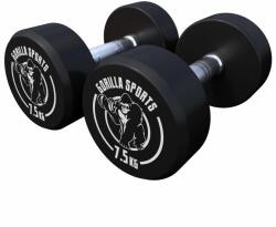 Gorilla Sports Kerek gumi súlyzók 2 x 7, 5 kg (100277-00008-0106)
