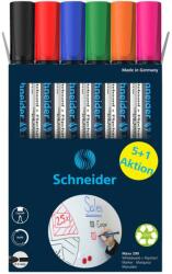 Schneider Marker SCHNEIDER Maxx 290, pentru tabla de scris+flipchart, varf rotund 2-3mm, 6 cul/set (S-129096)