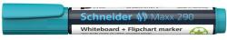 Schneider Marker SCHNEIDER Maxx 290, pentru tabla de scris+flipchart, varf rotund 2-3mm - turcoaz (S-129114)