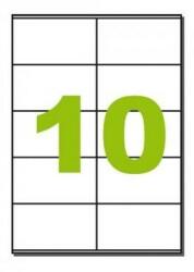 MOS Öntapadós etikett címke 105X57 mm A4 íven univerzális 10 db/ív, 1000 db/csomag
