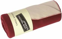 James & Nicholson Pătură din fleece 150x170 JN952 - Bordeaux / smântână | 150 x 170 cm (1-JN952-149156) Patura