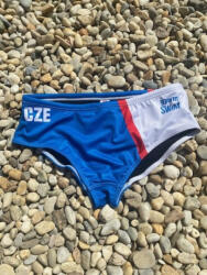 B2S BornToSwim CZE Brief Blue/White M